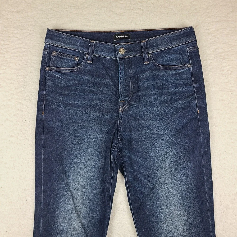 EXPRESS Jeans‎ Mens 32x32 Blue Skinny Dark Wash Denim